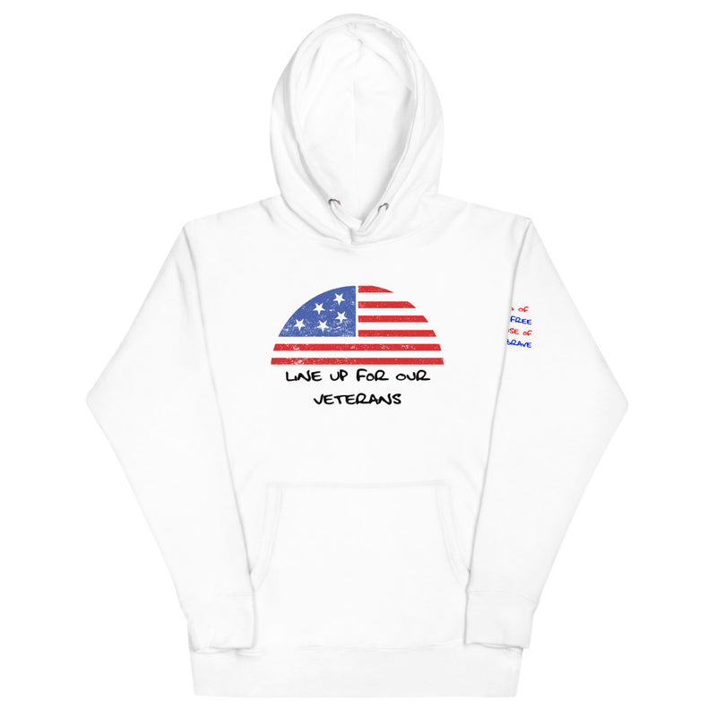 Land Of The Free Because Of The Brave Veterans Hoodie